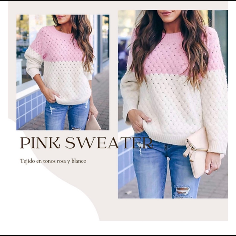 Pink sweater